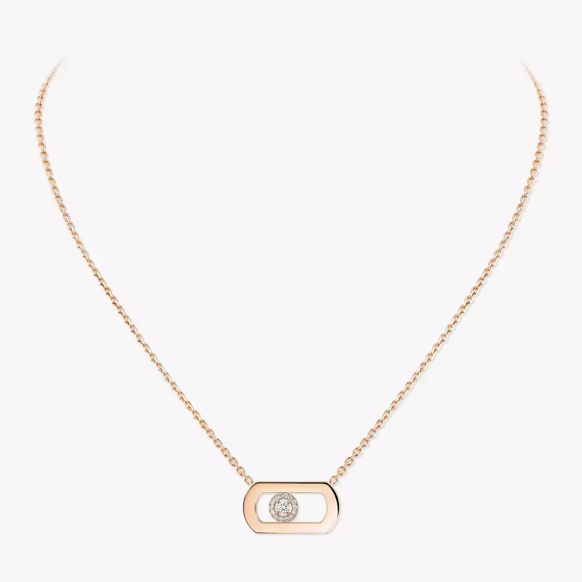 [Polaidi Jewelry]So Move Diamant Halskette in Gold