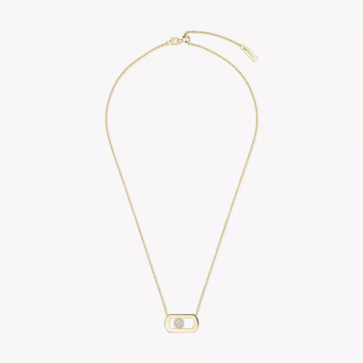 [Polaidi Jewelry]So Move Diamond Necklace in Gold