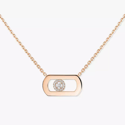 [Polaidi Jewelry]So Move Diamond Necklace in Gold