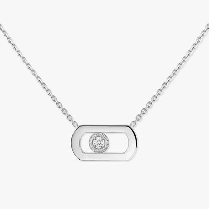 [Polaidi Jewelry]So Move Diamant Halskette in Gold