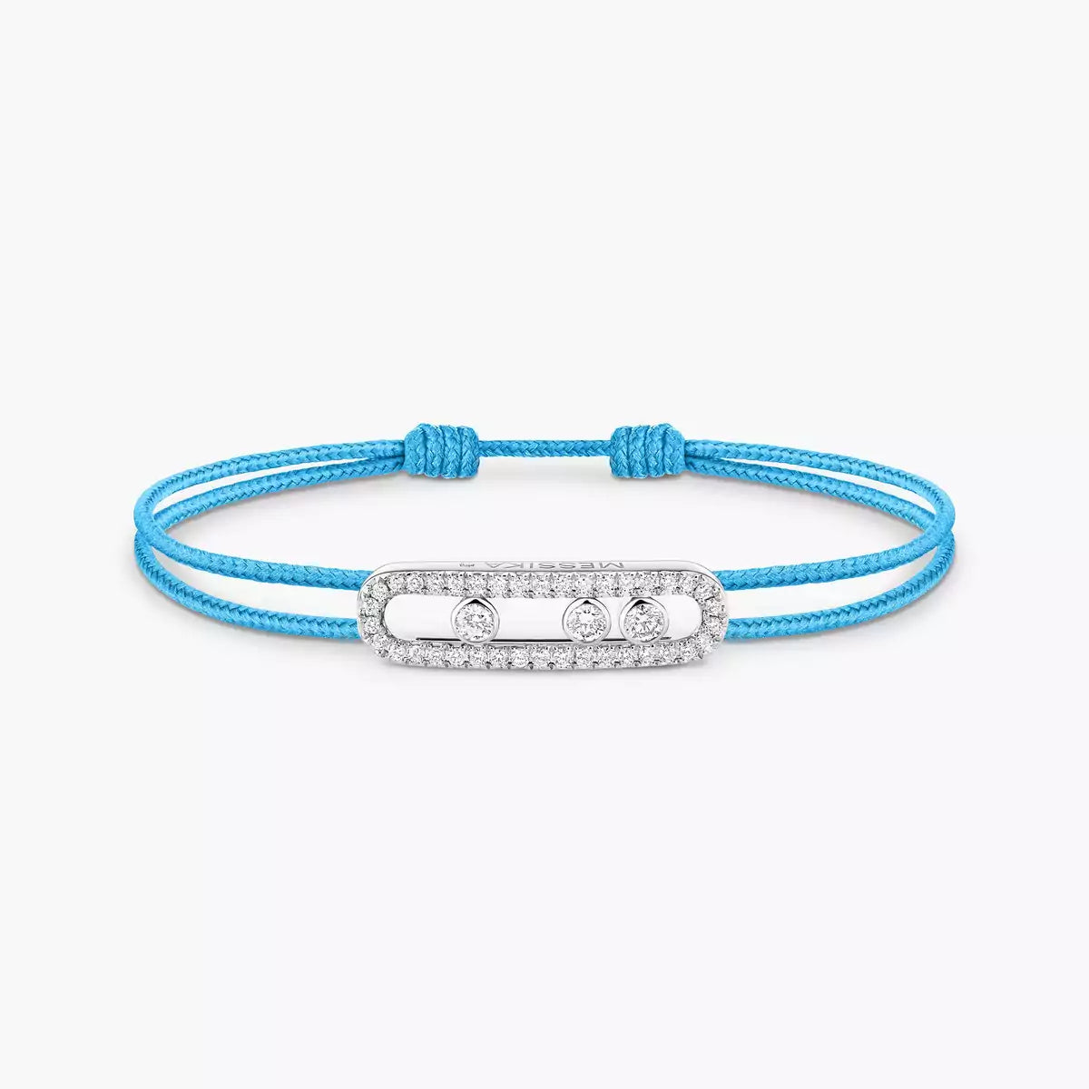 [Polaidi Jewelry]Messika Care(s) pink cord pav¨¦ bracelet