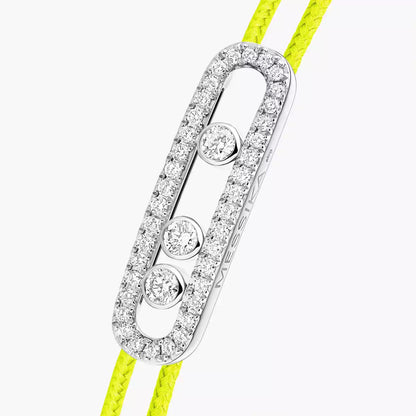 [Polaidi Jewelry]Messika Care(s) pink cord pav¨¦ bracelet
