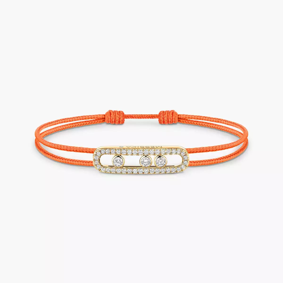 [Polaidi Jewelry]Messika Care(s) pink cord pav¨¦ bracelet