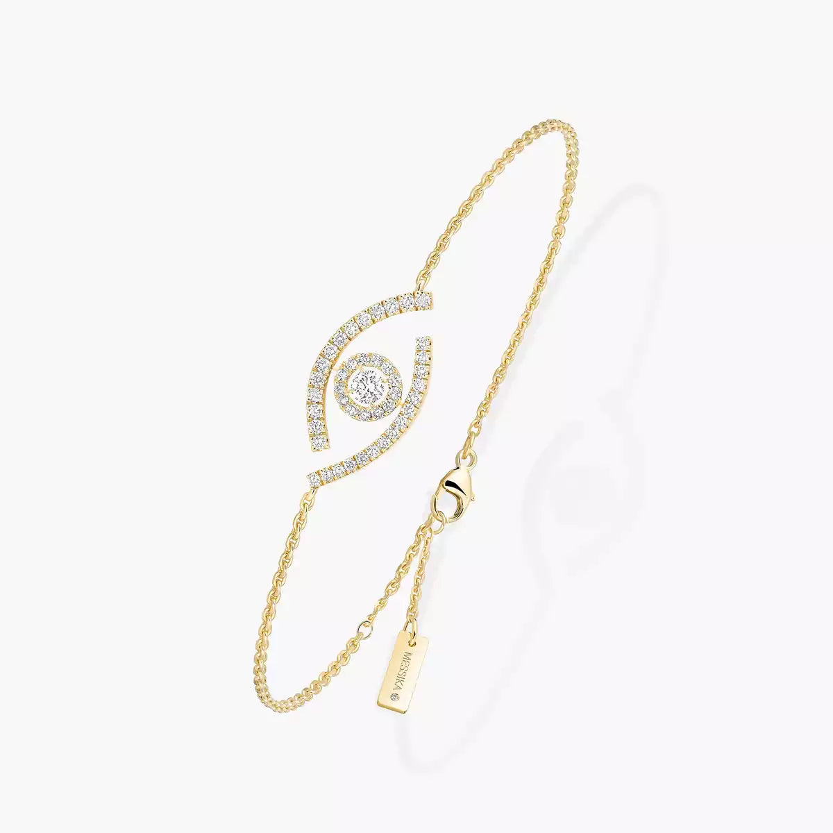 [Polaidi Jewelry]Lucky Eye Pave-Set Diamond Bracelet