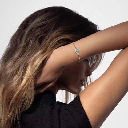 [Polaidi Jewelry]Lucky Eye Diamond Bracelet