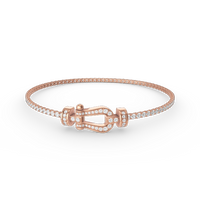 [Perlaura Jewelry ]FORCE  HORSESHOE  DIAMOND TENNIS BRACELET