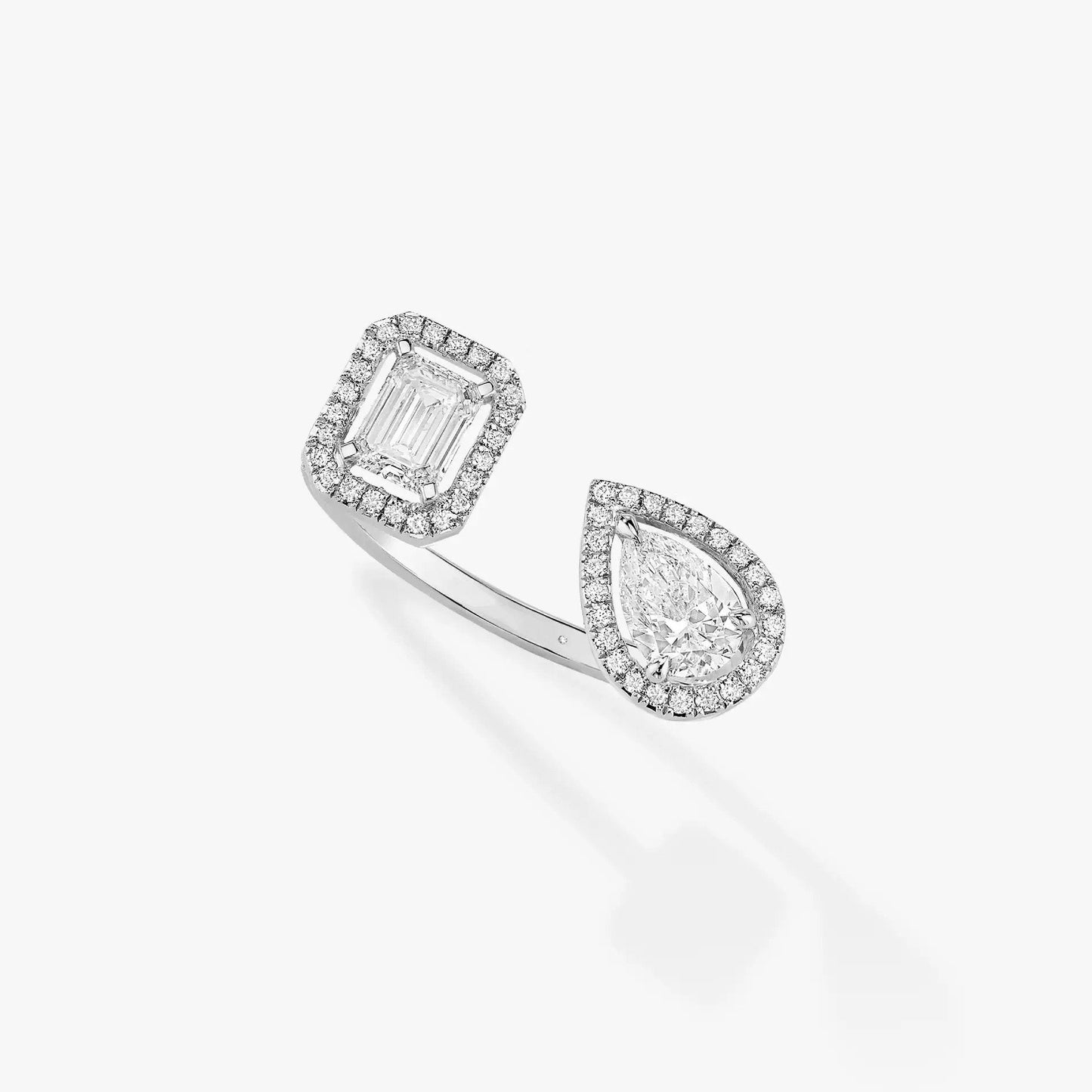 [Polaidi Jewelry]MY TWIN TOI & MOI SILVER DIAMOND RING