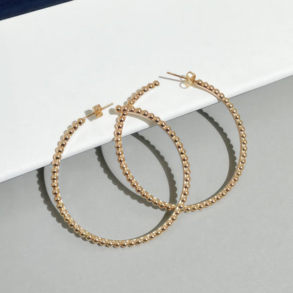 [Polaidi Jewelry] SMOOTH BEAD STUD EARRINGS