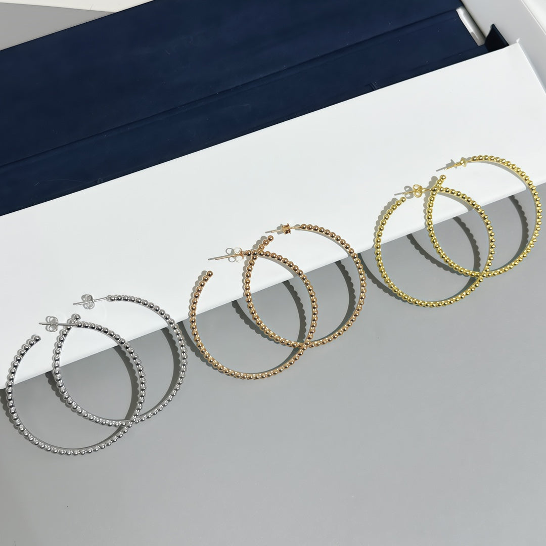 [Polaidi Jewelry] SMOOTH BEAD STUD EARRINGS