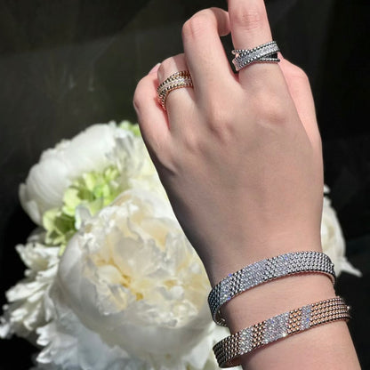 [Polaidi Jewelry]  FIVE-ROW DIAMOND BRACELET