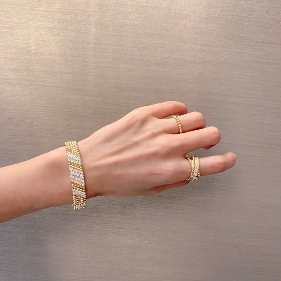 [Polaidi Jewelry]  FIVE-ROW DIAMOND BRACELET