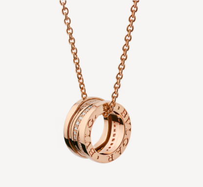 [：Polaidi]ZERO 1 PINK GOLD DIAMOND NECKLACE
