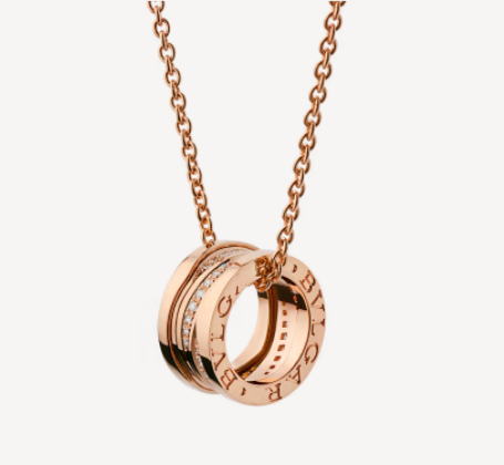 [：Polaidi]ZERO 1 PINK GOLD DIAMOND NECKLACE