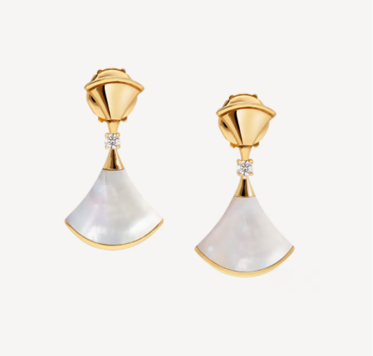 [：Polaidi]DREAM MOP 1 DIAMOND EARRINGS