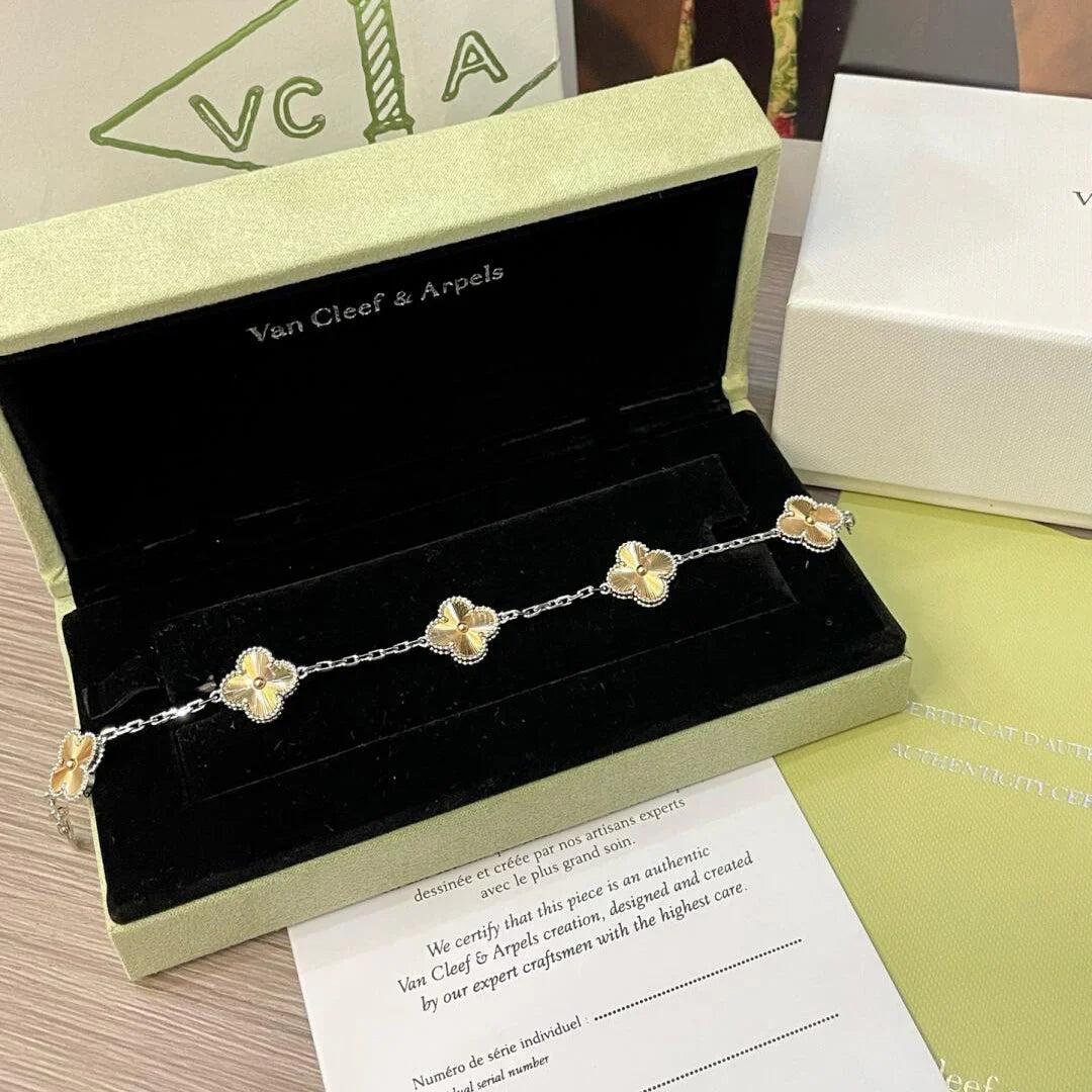 [Polaidi Jewelry] CLOVER 5 MOTIF LASER ブレスレット コレクション