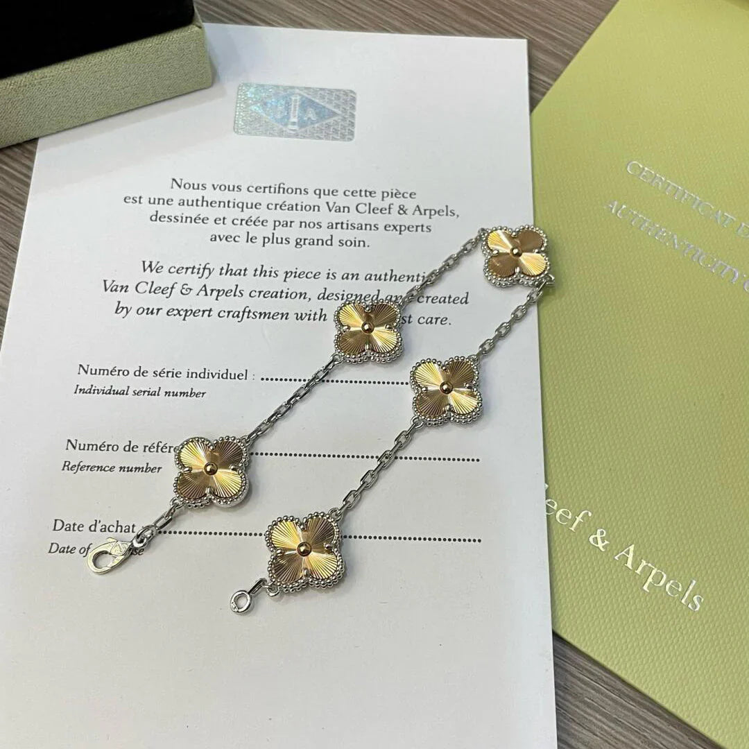 [Polaidi Jewelry] CLOVER 5 MOTIF LASER ブレスレット コレクション