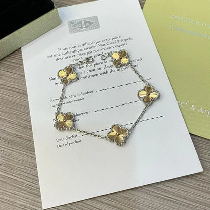 [Polaidi Jewelry] CLOVER 5 MOTIF LASER ブレスレット コレクション