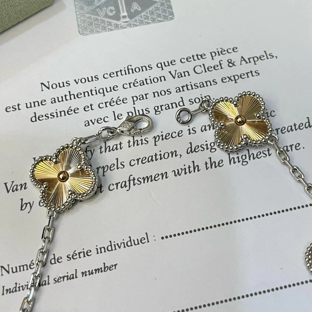 [Polaidi Jewelry] CLOVER 5 MOTIF LASER ブレスレット コレクション