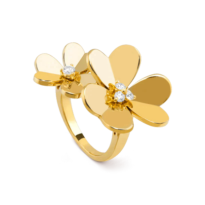 [:Polaidi Jewelry]クローバーコモスゴールドダイヤモンドリング