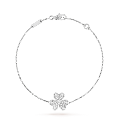 [：Polaidi Jewelry]FRIVOLE SILVER FLOWER DIAMOND BRACELET