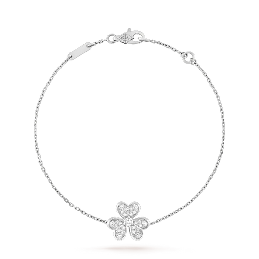 [：Polaidi Jewelry]FRIVOLE SILVER FLOWER DIAMOND BRACELET