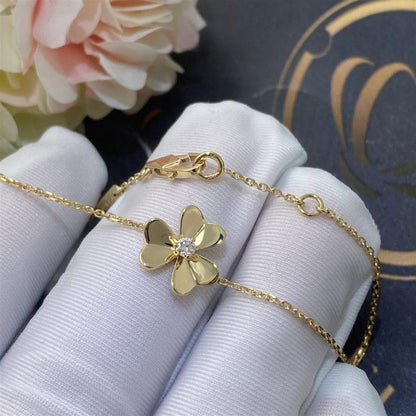 [：Polaidi Jewelry]FRIVOLE GOLD FLOWER BRACELET