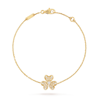 [Perlaura Jewelry ]FRIVOLE GOLD FLOWER DIAMOND BRACELET