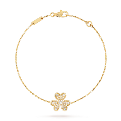 [：Polaidi Jewelry]FRIVOLE GOLD FLOWER DIAMOND BRACELET