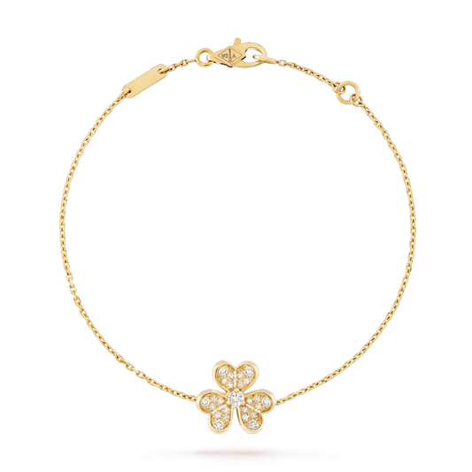 [：Polaidi Jewelry]FRIVOLE GOLD FLOWER DIAMOND BRACELET