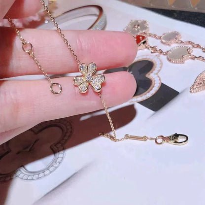 [：Polaidi Jewelry]FRIVOLE GOLD FLOWER DIAMOND BRACELET