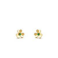[Perlaura Jewelry ]FRIVOLE  FLOWER MALACHITE EARRINGS