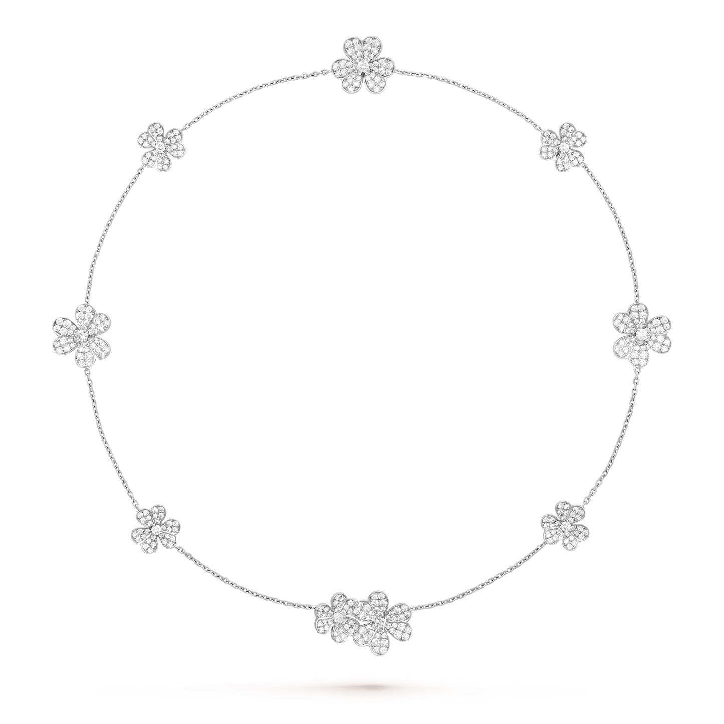 [：Polaidi Jewelry]FRIVOLE SILVER 9 FLOWERS NECKLACE