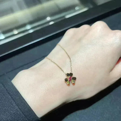 [：Polaidi Jewelry]フリヴォル ゴールドフラワー ネックレス