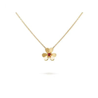 [Perlaura Jewelry ]FRIVOLE GOLD FLOWER NECKLACE
