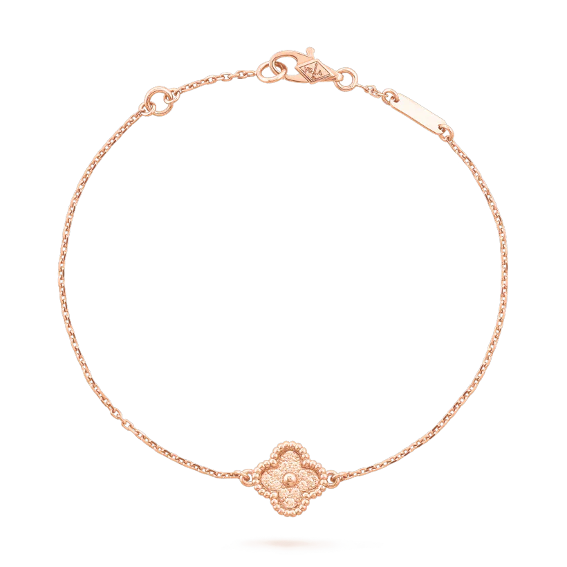 [：Polaidi Jewelry]CLOVER SINGLE FLOWER BRACELET