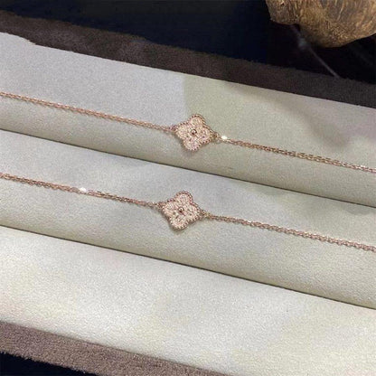 [：Polaidi Jewelry]CLOVER SINGLE FLOWER BRACELET
