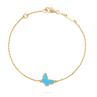 [Perlaura Jewelry ]BUTTERFLY TURQUOISE BUTTERFLY BRACELET