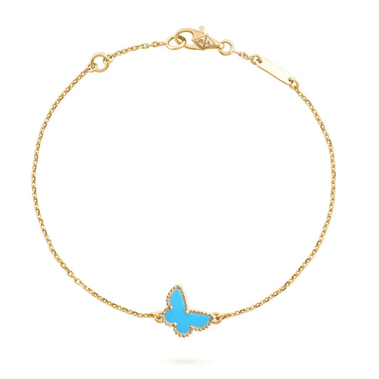 [：Polaidi Jewelry]BUTTERFLY TURQUOISE BUTTERFLY BRACELET