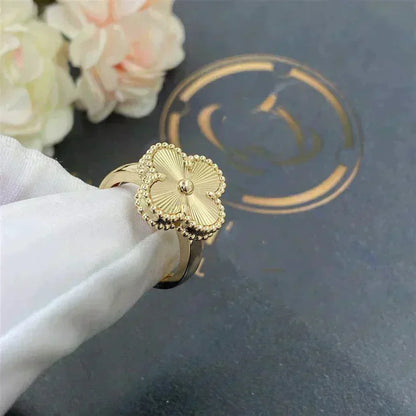 [：Polaidi Jewelry]クローバー ゴールドリング