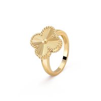 [Perlaura Jewelry ]CLOVER GOLD RING