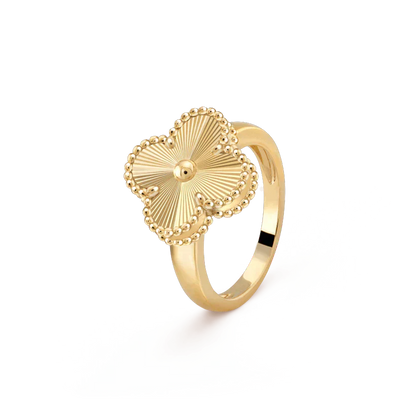 [：Polaidi Jewelry]クローバー ゴールドリング