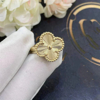 [：Polaidi Jewelry]クローバー ゴールドリング