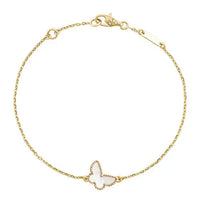 [Perlaura Jewelry ]BUTTERFLY DARK MOP BUTTERFLY BRACELET
