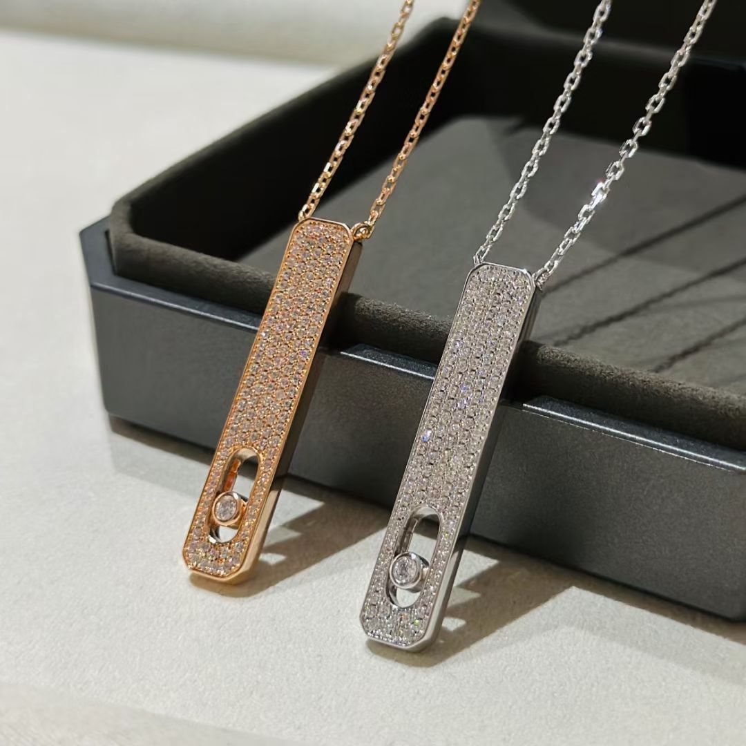 [Polaidi Jewelry]MY FIRST DIAMOND PAVED NECKLACE