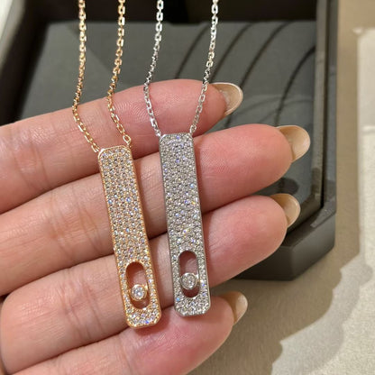 [Polaidi Jewelry]MY FIRST DIAMOND PAVED NECKLACE