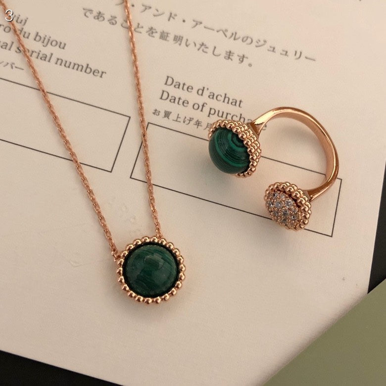 [Polaidi Jewelry]PERLEE COULEURS DIAMOND ROSE GOLD BETWEEN THE FINGER RING
