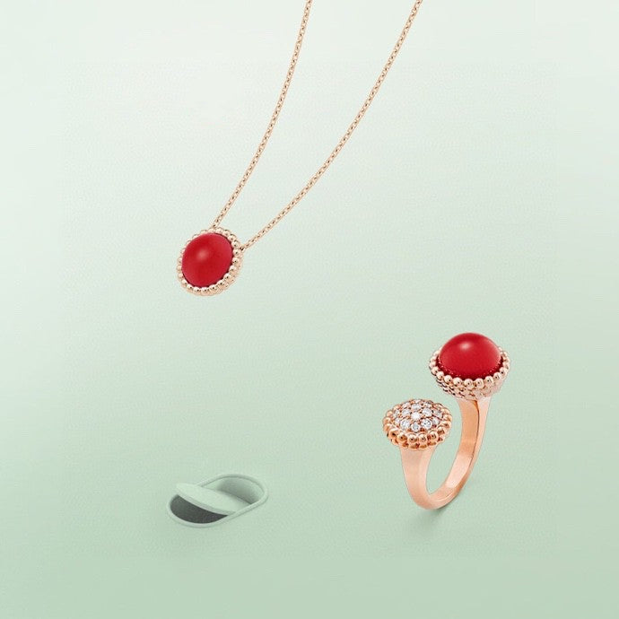 [：Polaidi Jewelry]PERLEE COULEURS DIAMOND ROSE GOLD BETWEEN THE FINGER RING