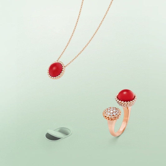 [：Polaidi Jewelry]PERLEE COULEURS DIAMOND ROSE GOLD BETWEEN THE FINGER RING