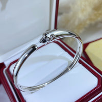 [Perlaura Jewelry ]PANTHERE SILVER OPEN BRACELET