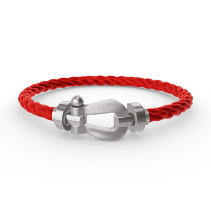 [Polaidi Jewelry]FORCE LARGE HORSESHOE NO DIAMOND BRACELET SILVER